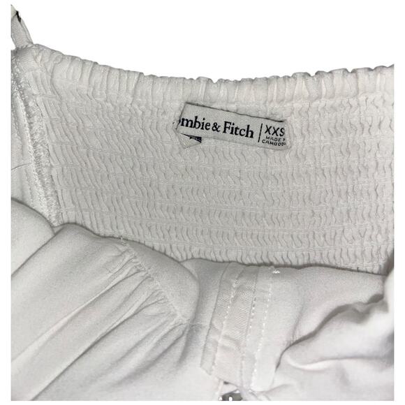 New Abercrombie & Fitch Fully Lined Pure White Tiered Midi Sundress XXS - Picture 4 of 11